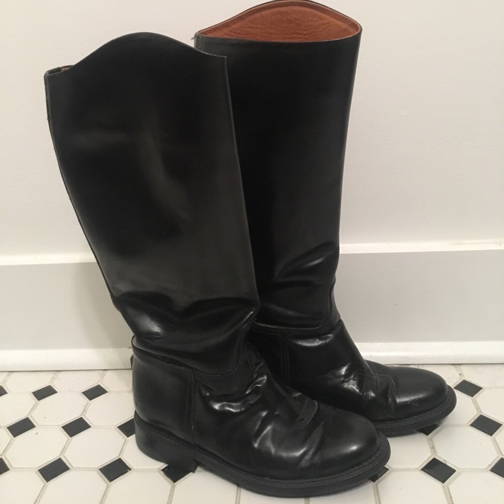Vintage Leather Riding Boots
